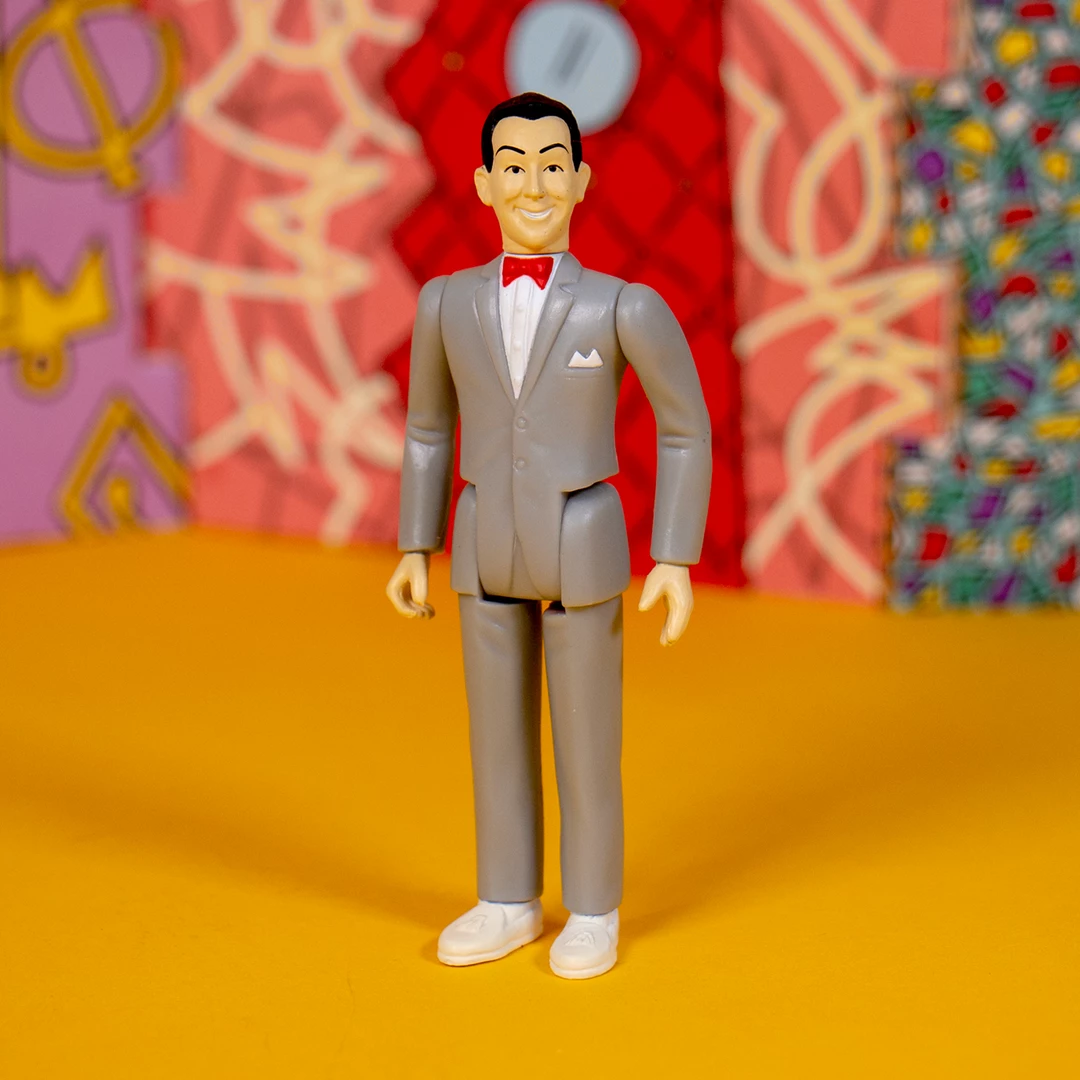 Super 7 Pee-Wee's Playhouse ReAction Figure - Pee-Wee Super 7 Pee-Wee's Playhouse ReAction Figure - Pee-Wee
