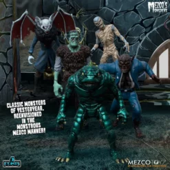 Mezco Toyz Mezco's Monsters 5 Points Tower Of Fear Deluxe Boxed Set (Pre-Order Ships May 2022)