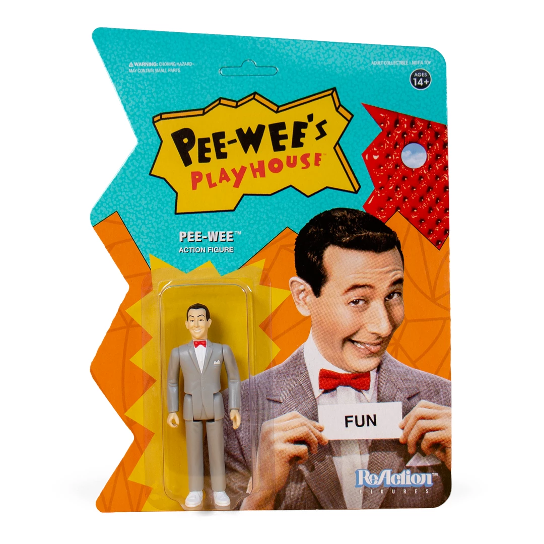 Super 7 Pee-Wee's Playhouse ReAction Figure - Pee-Wee Super 7 Pee-Wee's Playhouse ReAction Figure - Pee-Wee