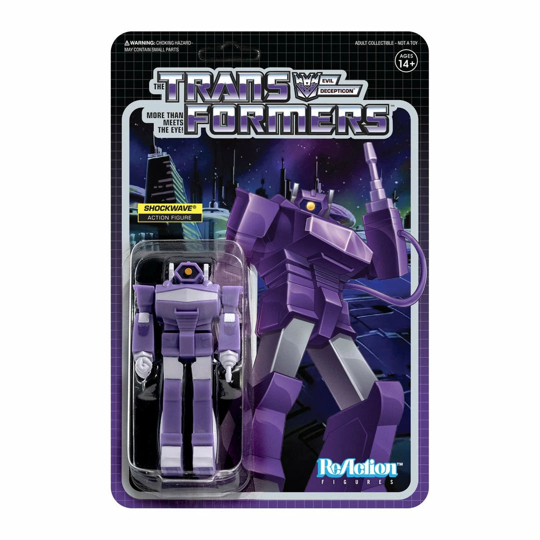 Super 7 Transformers ReAction Figure - Shockwave Super 7 Transformers ReAction Figure - Shockwave