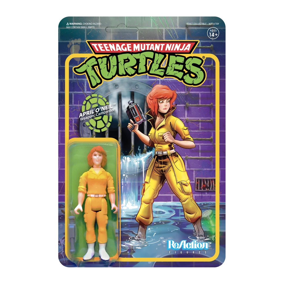 Super 7 Teenage Mutant Ninja Turtles ReAction Figure - April O'Neil Super 7 Teenage Mutant Ninja Turtles ReAction Figure - April O'Neil