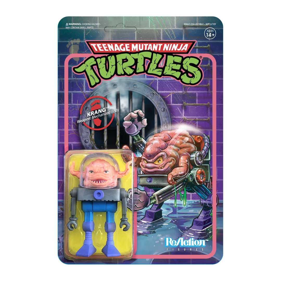Super 7 Teenage Mutant Ninja Turtles ReAction Figure - Krang Super 7 Teenage Mutant Ninja Turtles ReAction Figure - Krang