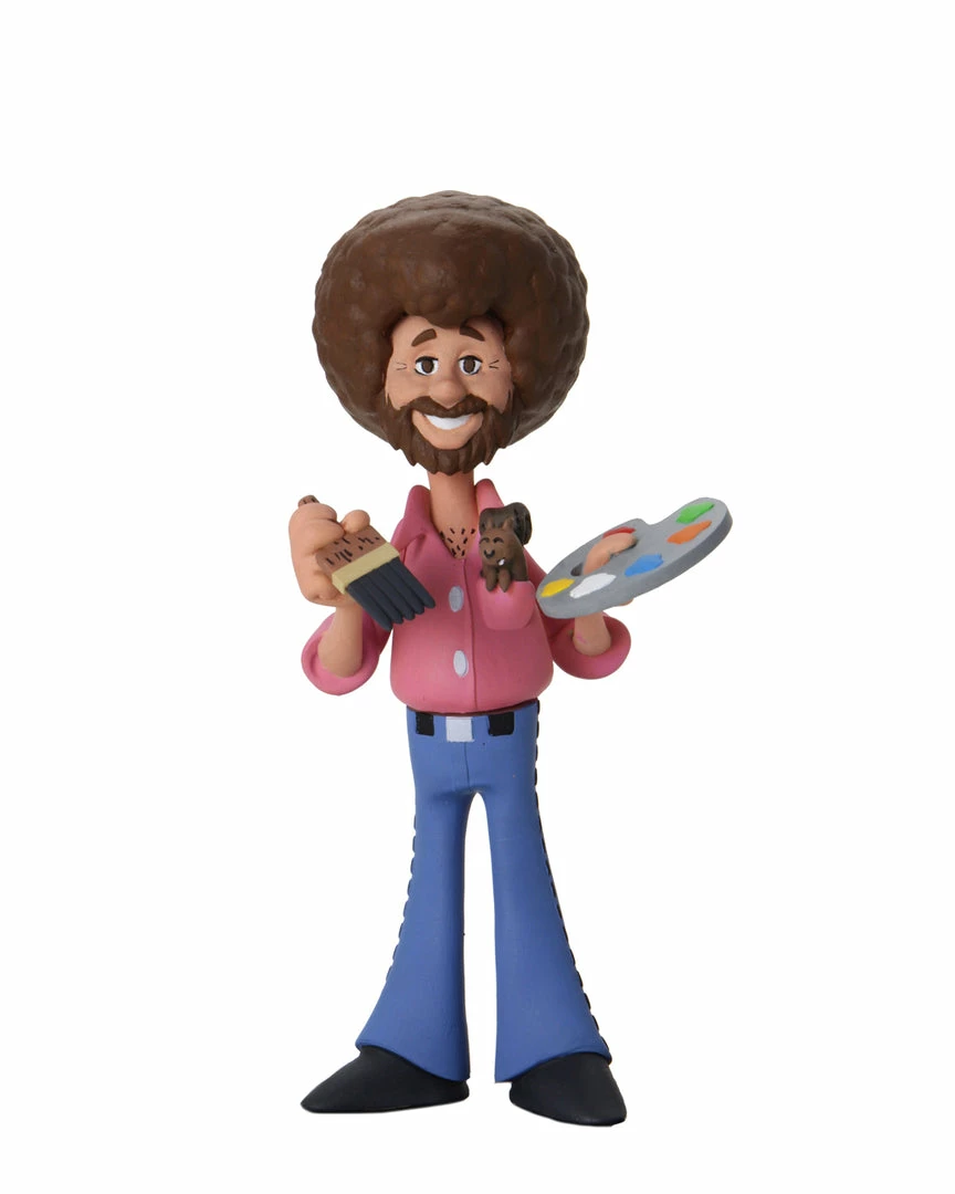 NECA - Toony Classics Bob Ross & Peapod 6" Action Figure NECA - Toony Classics Bob Ross & Peapod 6" Action Figure