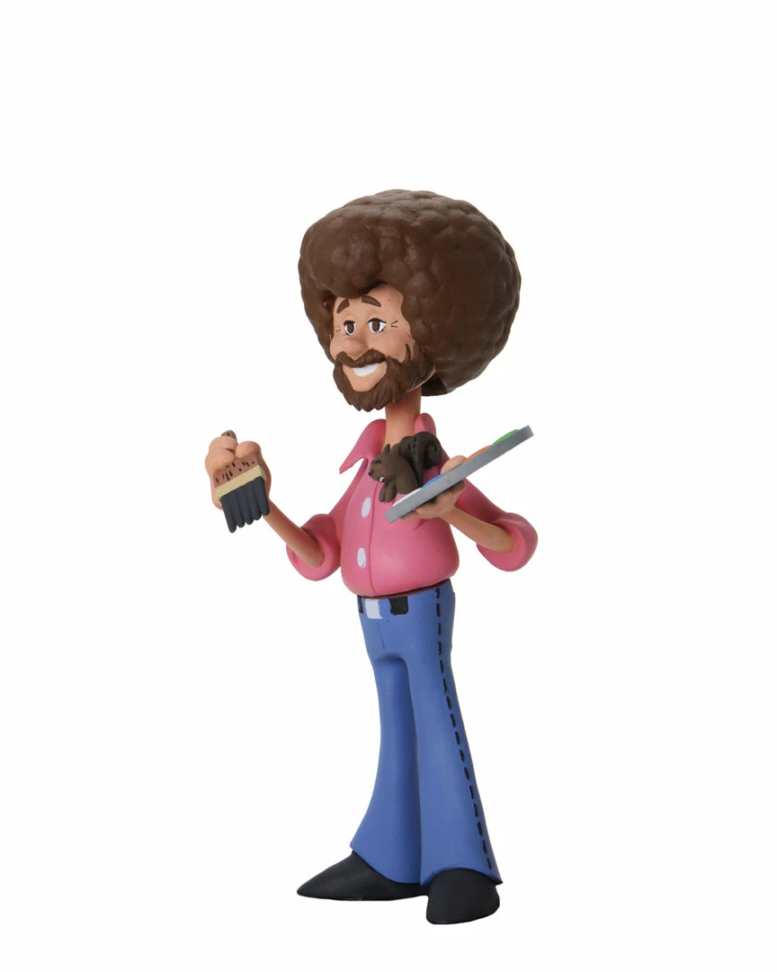 NECA - Toony Classics Bob Ross & Peapod 6" Action Figure NECA - Toony Classics Bob Ross & Peapod 6" Action Figure