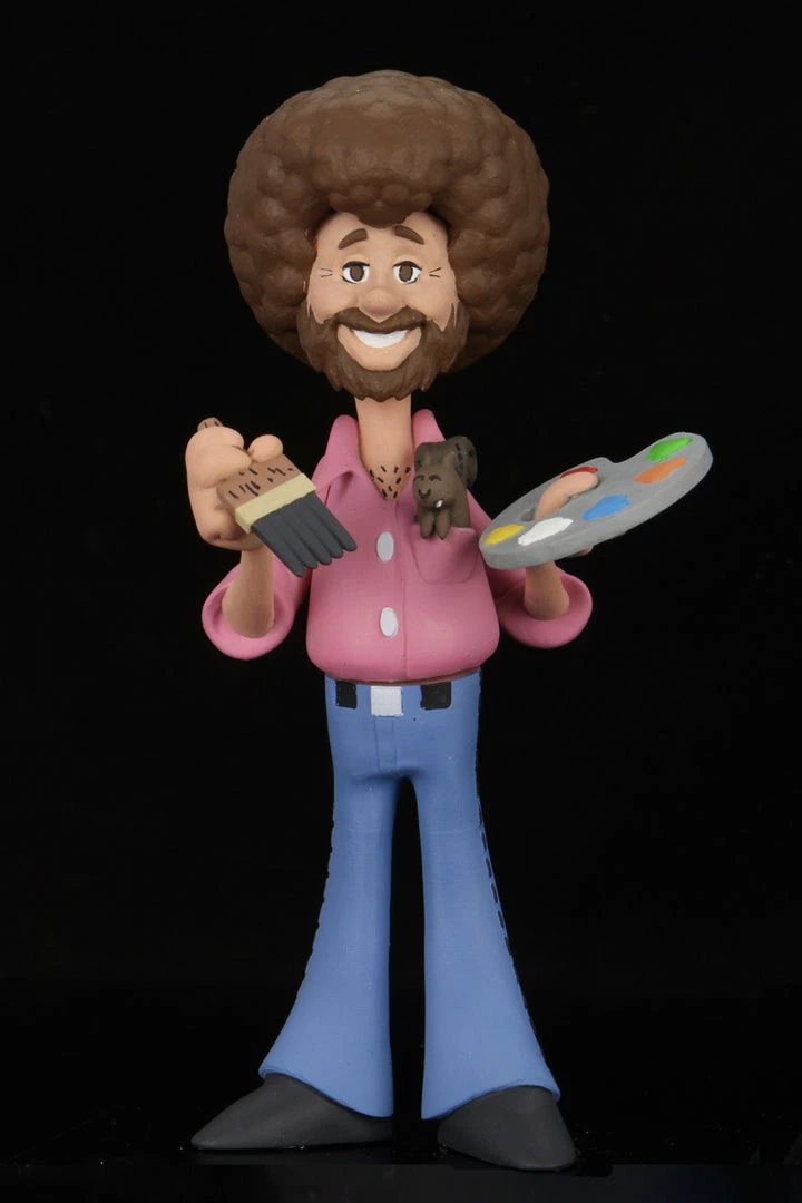 NECA - Toony Classics Bob Ross & Peapod 6" Action Figure NECA - Toony Classics Bob Ross & Peapod 6" Action Figure