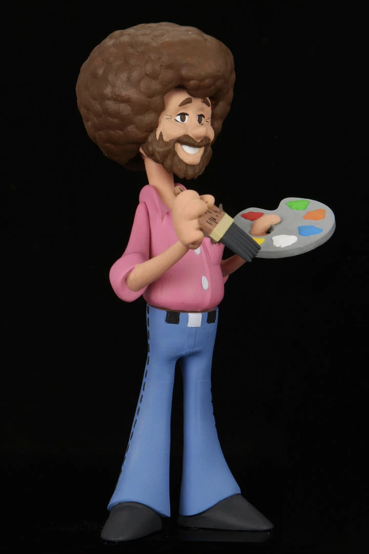 NECA - Toony Classics Bob Ross & Peapod 6" Action Figure NECA - Toony Classics Bob Ross & Peapod 6" Action Figure