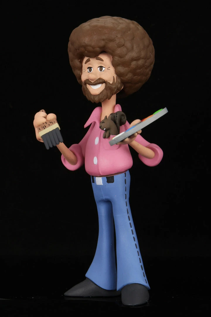 NECA - Toony Classics Bob Ross & Peapod 6" Action Figure NECA - Toony Classics Bob Ross & Peapod 6" Action Figure