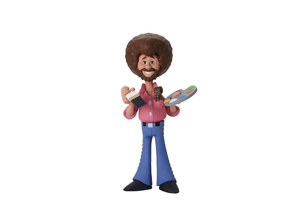 NECA - Toony Classics Bob Ross & Peapod 6" Action Figure NECA - Toony Classics Bob Ross & Peapod 6" Action Figure