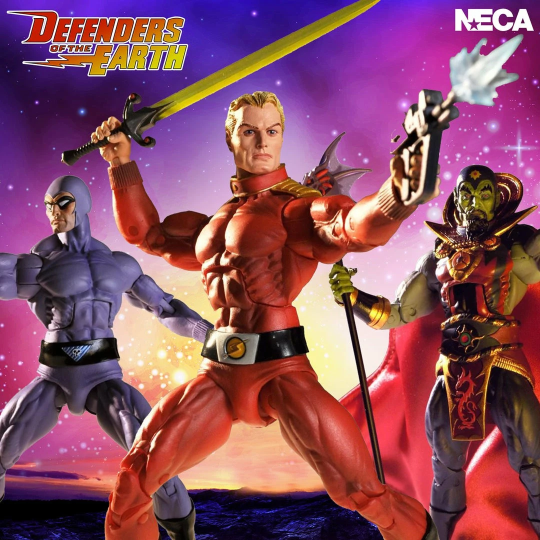NECA - King Features Defenders Of The Earth Series 1 Set Of 3 - 7" Action Figures NECA - King Features Defenders Of The Earth Series 1 Set Of 3 - 7" Action Figures