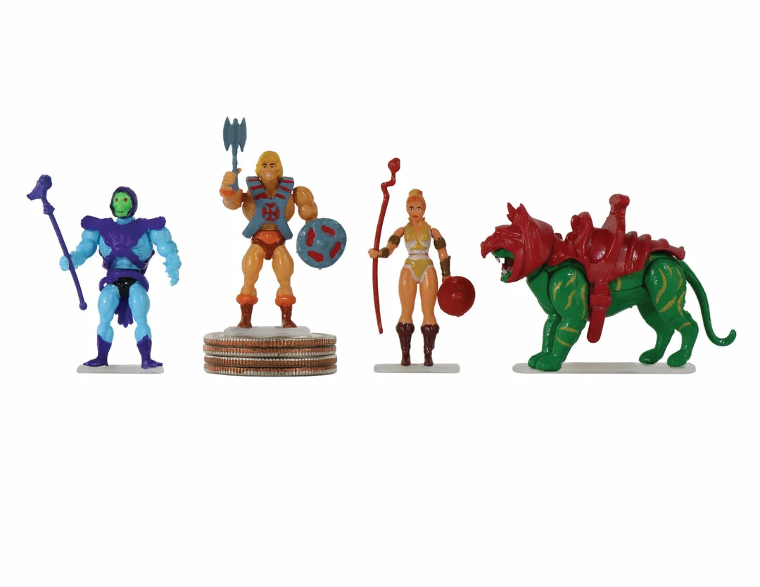 World's Smallest Masters Of The Universe Set Of 4 Micro Action Figures World's Smallest Masters Of The Universe Set Of 4 Micro Action Figures
