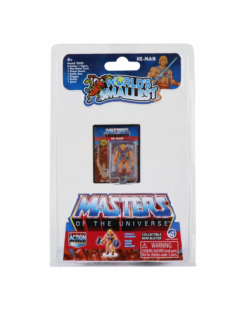 World's Smallest Masters Of The Universe Set Of 4 Micro Action Figures World's Smallest Masters Of The Universe Set Of 4 Micro Action Figures