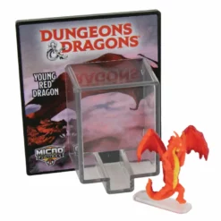 World's Smallest Dungeons & Dragons Young Red Dragon Micro Action Figure