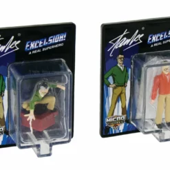 World's Smallest Stan Lee Set Of 2 Micro Action Figures
