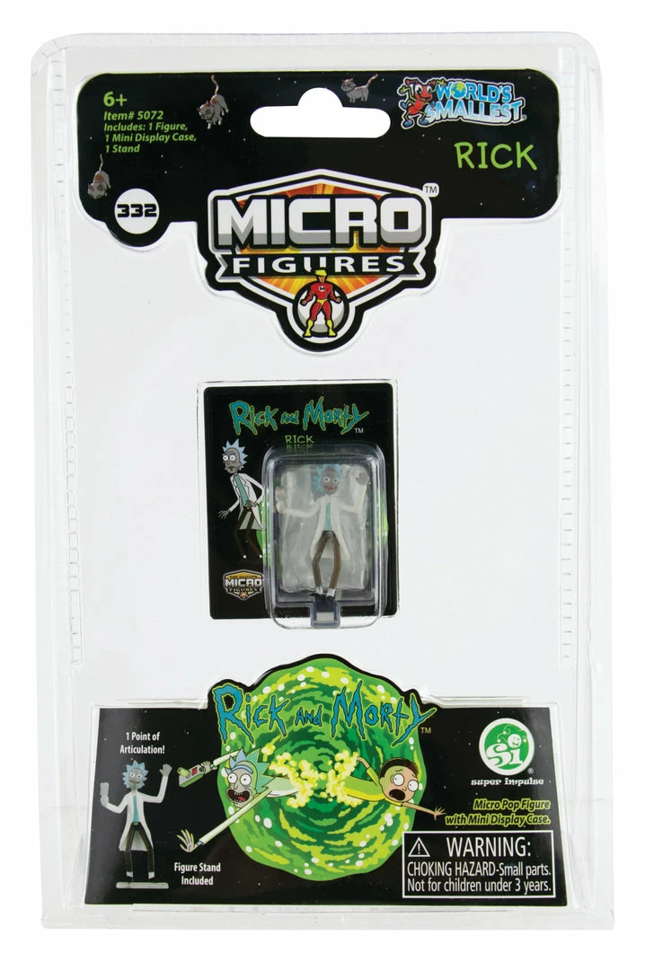 World's Smallest Rick And Morty - Rick Micro Action Figure World's Smallest Rick And Morty - Rick Micro Action Figure