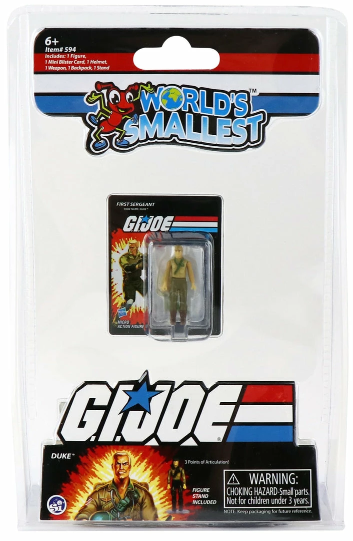 World's Smallest G.I. Joe Vs. Cobra Set Of 3 Micro Action Figures World's Smallest G.I. Joe Vs. Cobra Set Of 3 Micro Action Figures