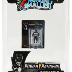 World's Smallest Power Rangers Black Ranger Micro Action Figure