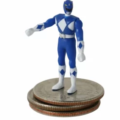 World's Smallest Power Rangers Blue Ranger Micro Action Figure