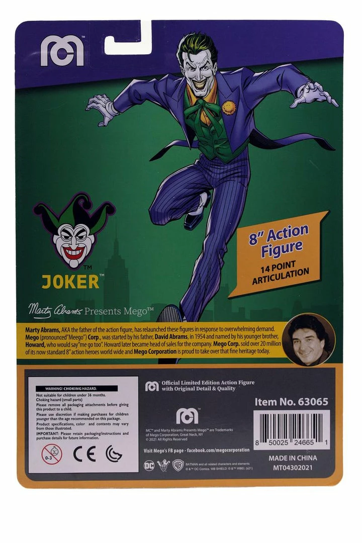 Mego DC Wave 13 - Joker 8" Action Figure Mego DC Wave 13 - Joker 8" Action Figure