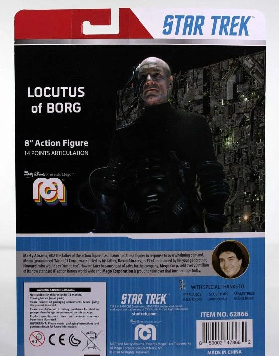 Mego Star Trek Wave 10 - Locutus 8" Action Figure Mego Star Trek Wave 10 - Locutus 8" Action Figure
