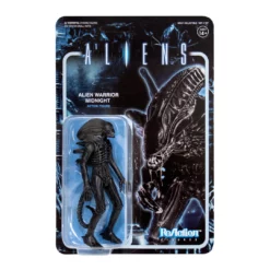 Super 7 Aliens ReAction Figure - Alien Warrior A (Midnight Black)