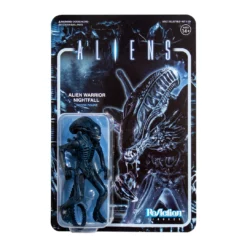Super 7 Aliens ReAction Figure - Alien Warrior C (Nightfall Blue)
