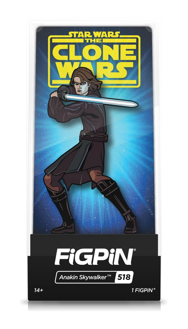 FiGPiN Star Wars Clone Wars - Anakin Skywalker #518 FiGPiN Star Wars Clone Wars - Anakin Skywalker #518