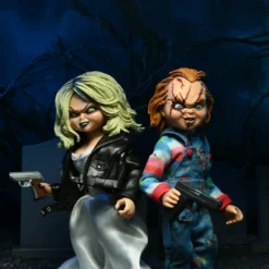 8" Clothed Action Figure NECA - Bride Of Chucky - Chucky & Tiffany 2-Pack 5.5" Clothed Action Figures 3 8