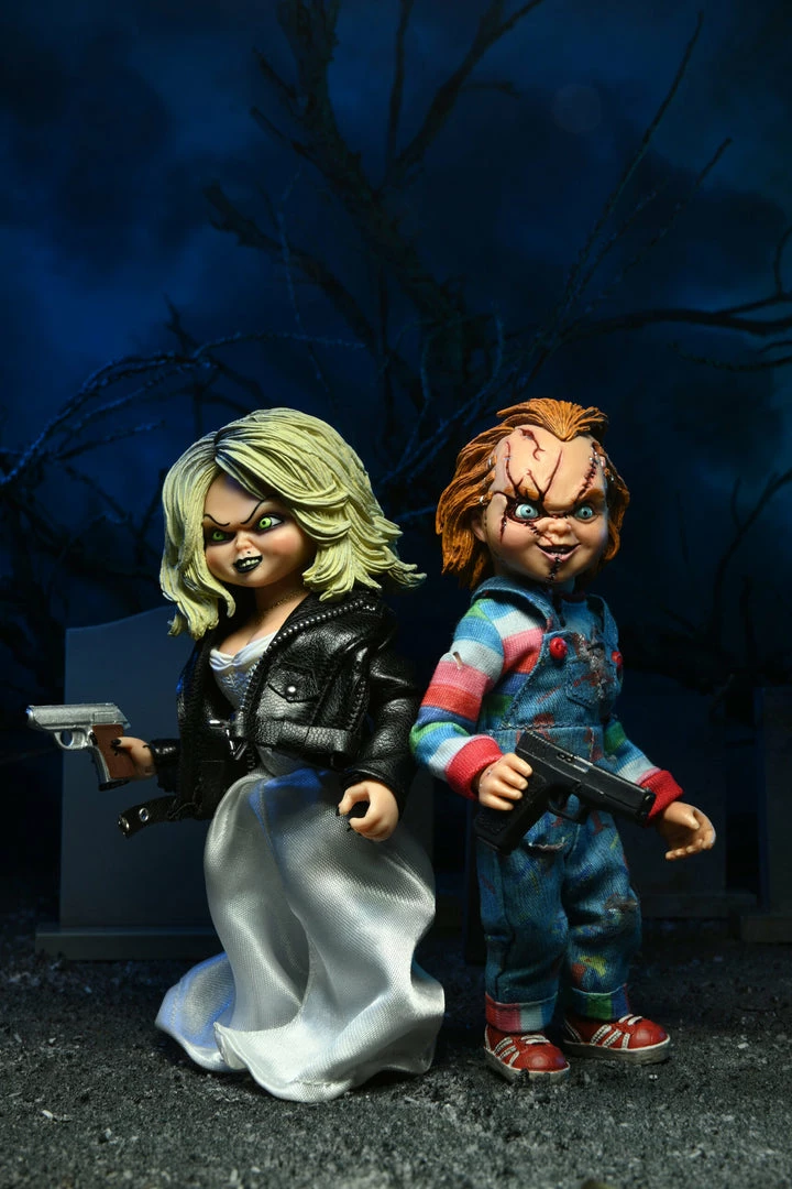 8" Clothed Action Figure NECA - Bride Of Chucky - Chucky & Tiffany 2-Pack 5.5" Clothed Action Figures 8" Clothed Action Figure NECA - Bride Of Chucky - Chucky & Tiffany 2-Pack 5.5" Clothed Action Figures