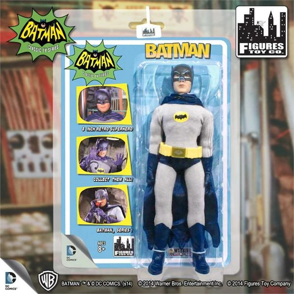 Figures Toy Company Batman Classic TV Series - Batman 8" Action Figure Figures Toy Company Batman Classic TV Series - Batman 8" Action Figure