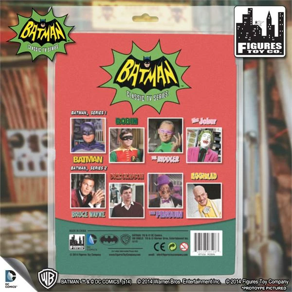 Figures Toy Company Batman Classic TV Series - Robin 8" Action Figure Figures Toy Company Batman Classic TV Series - Robin 8" Action Figure