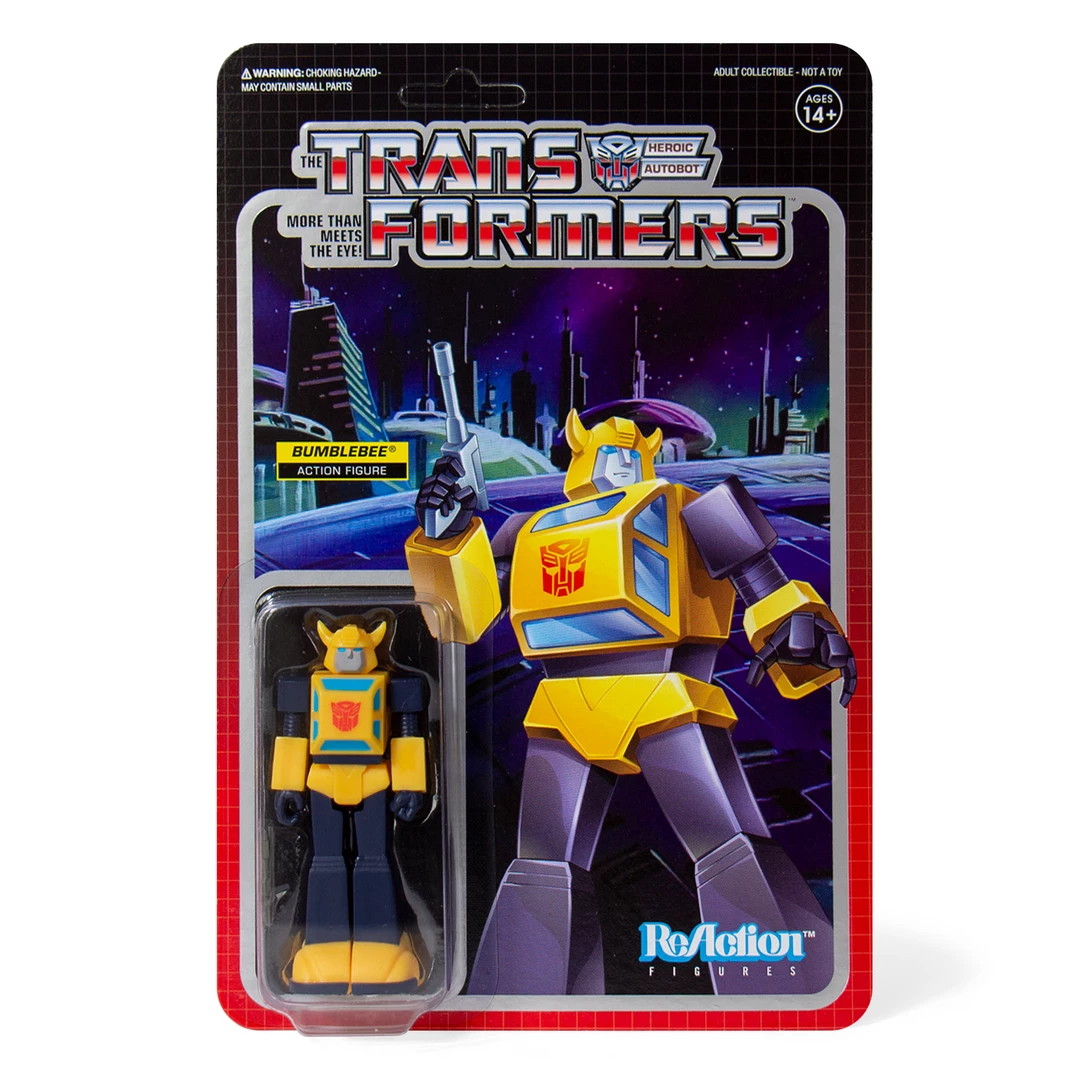 Super 7 Transformers ReAction Figure - Bumblebee Super 7 Transformers ReAction Figure - Bumblebee