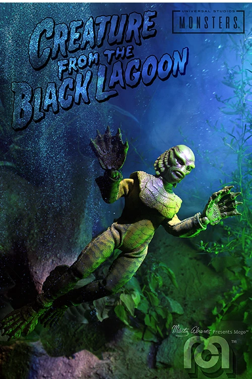 Clearance Damaged Package Damaged Package Mego Horror Wave 9 - Creature From The Black Lagoon 8" Action Figure (Dark Variant) Clearance Damaged Package Damaged Package Mego Horror Wave 9 - Creature From The Black Lagoon 8" Action Figure (Dark Variant)