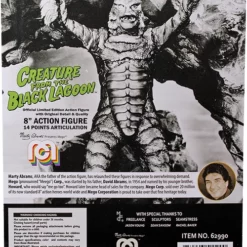 Clearance Damaged Package Damaged Package Mego Horror Wave 9 - Creature From The Black Lagoon 8" Action Figure (Dark Variant)