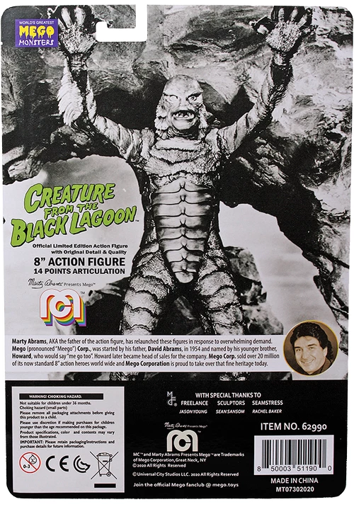 Clearance Damaged Package Damaged Package Mego Horror Wave 9 - Creature From The Black Lagoon 8" Action Figure (Dark Variant) Clearance Damaged Package Damaged Package Mego Horror Wave 9 - Creature From The Black Lagoon 8" Action Figure (Dark Variant)