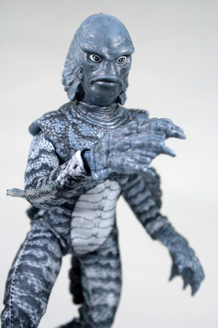 Clearance Damaged Package Damaged Package Mego Horror Wave 14 - B&W Creature From The Black Lagoon 8" Action Figure Clearance Damaged Package Damaged Package Mego Horror Wave 14 - B&W Creature From The Black Lagoon 8" Action Figure