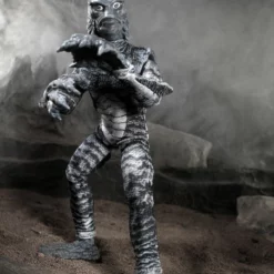 Clearance Damaged Package Damaged Package Mego Horror Wave 14 - B&W Creature From The Black Lagoon 8" Action Figure 5 Clearance Damaged Package Damaged Package Mego Horror Wave 14 - B&W Creature From The Black Lagoon 8