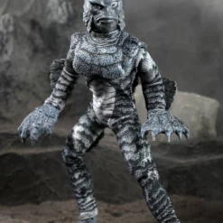 Mego Horror Wave 14 - B&W Creature From The Black Lagoon 8" Action Figure