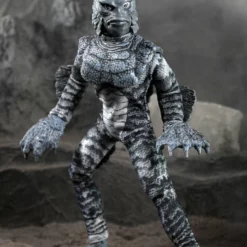 Clearance Damaged Package Damaged Package Mego Horror Wave 14 - B&W Creature From The Black Lagoon 8" Action Figure