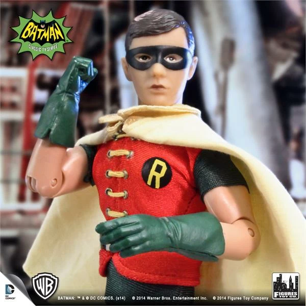 Figures Toy Company Batman Classic TV Series - Robin 8" Action Figure Figures Toy Company Batman Classic TV Series - Robin 8" Action Figure
