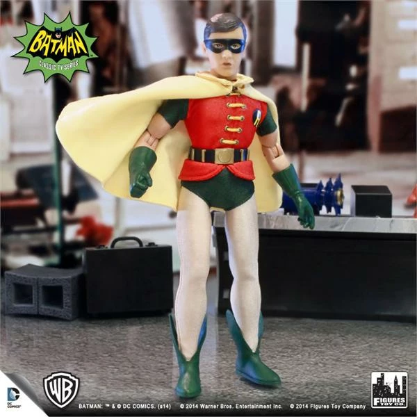 Figures Toy Company Batman Classic TV Series - Robin 8" Action Figure Figures Toy Company Batman Classic TV Series - Robin 8" Action Figure
