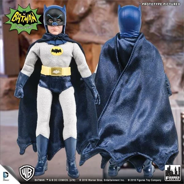 Figures Toy Company Batman Classic TV Series - Batman (Removable Cowl) 8" Action Figure Figures Toy Company Batman Classic TV Series - Batman (Removable Cowl) 8" Action Figure