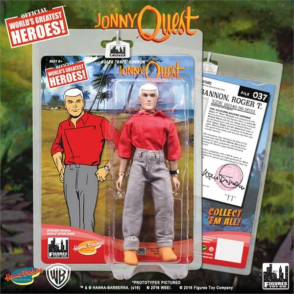 Figures Toy Company Jonny Quest - Race Bannon 8" Action Figure Figures Toy Company Jonny Quest - Race Bannon 8" Action Figure