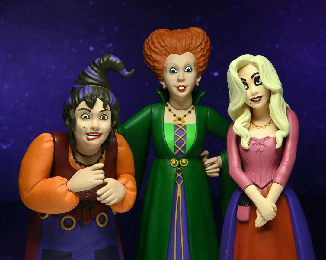 NECA - Toony Terrors Sanderson Sisters 3 Pack (Hocus Pocus) 6" Action Figures (Pre-Order Ships August) Mego NECA - Toony Terrors Sanderson Sisters 3 Pack (Hocus Pocus) 6" Action Figures (Pre-Order Ships August) Mego