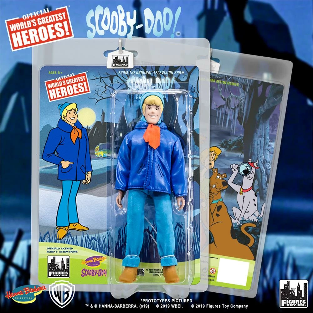 Figures Toy Company Scooby-Doo - Fred (Blue Jacket Variant) 8" Action Figure Figures Toy Company Scooby-Doo - Fred (Blue Jacket Variant) 8" Action Figure
