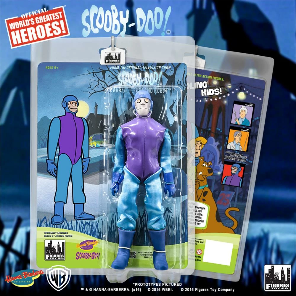 Figures Toy Company Scooby-Doo - Charlie The Robot 8" Action Figure Figures Toy Company Scooby-Doo - Charlie The Robot 8" Action Figure