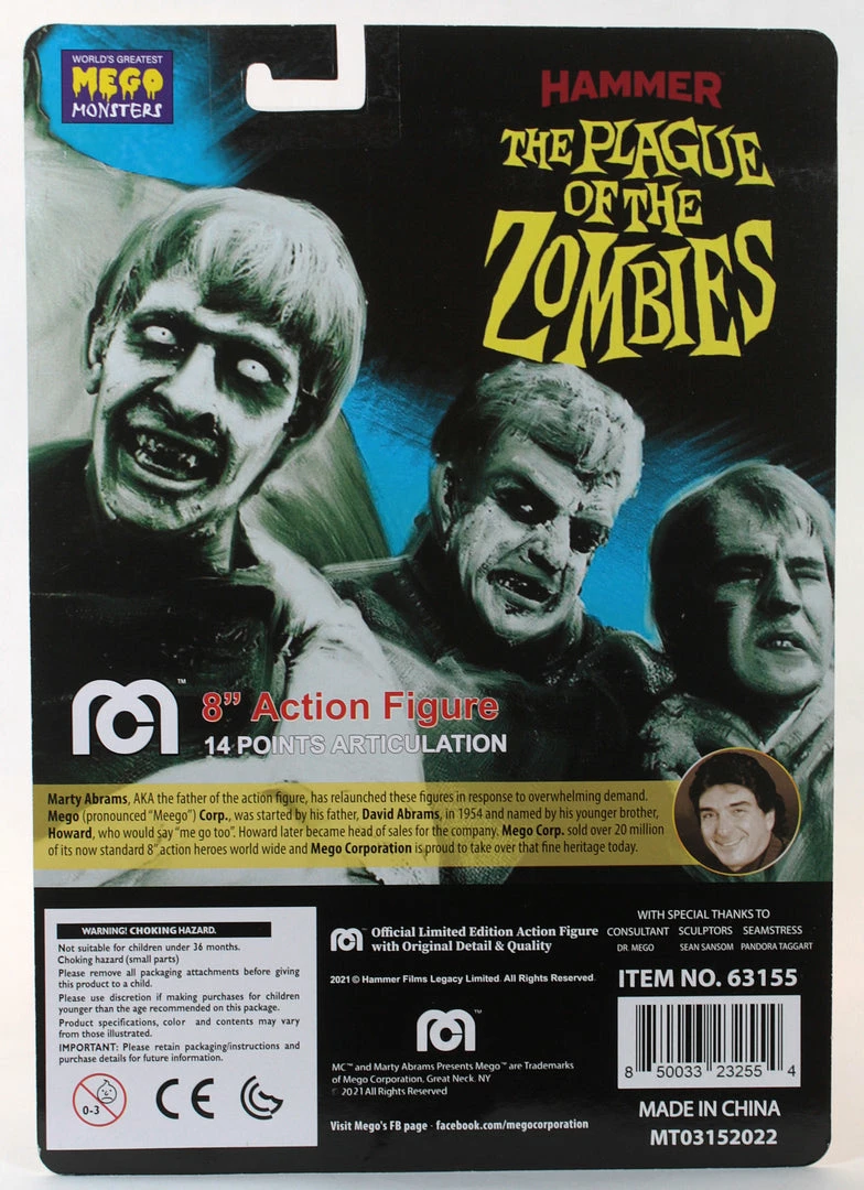 All Mego Mego Horror Wave 15 - Hammer Plague Of The Zombies (Variant) 8" Action Figure All Mego Mego Horror Wave 15 - Hammer Plague Of The Zombies (Variant) 8" Action Figure