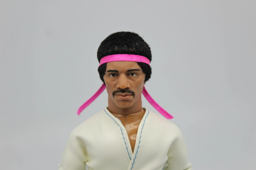 Mego Music Jimi Hendrix - Woodstock With Flocked Hair 8" Action Figure Mego Music Jimi Hendrix - Woodstock With Flocked Hair 8" Action Figure