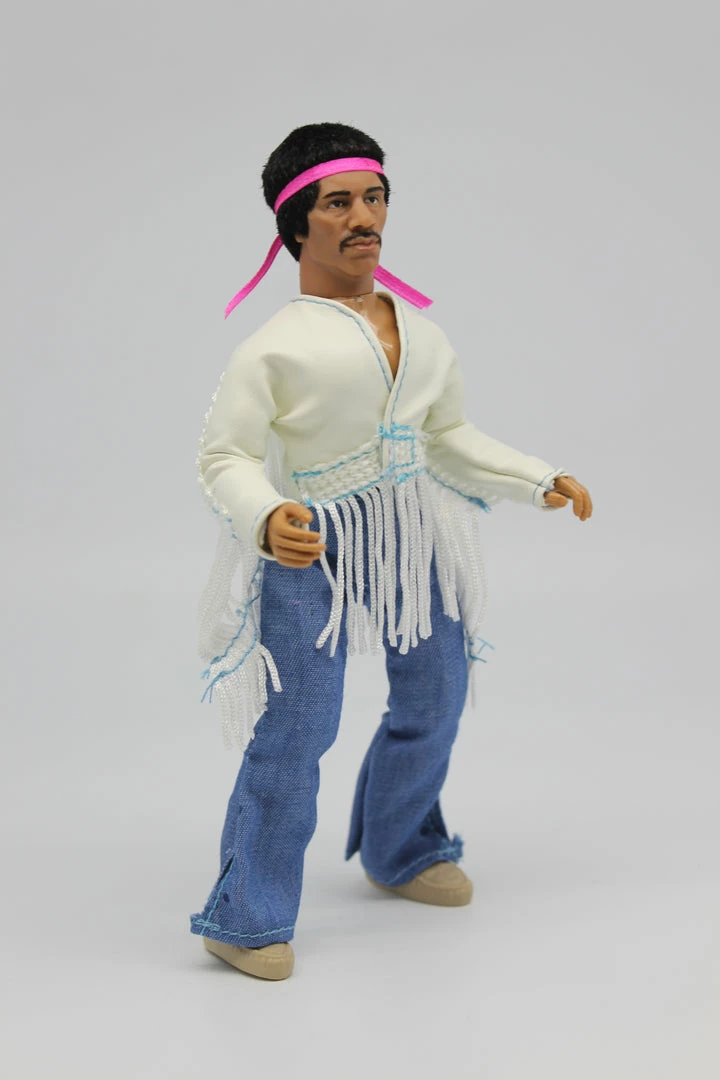Clearance Damaged Package Damaged Package Mego Music Jimi Hendrix - Woodstock With Flocked Hair 8" Action Figure Clearance Damaged Package Damaged Package Mego Music Jimi Hendrix - Woodstock With Flocked Hair 8" Action Figure