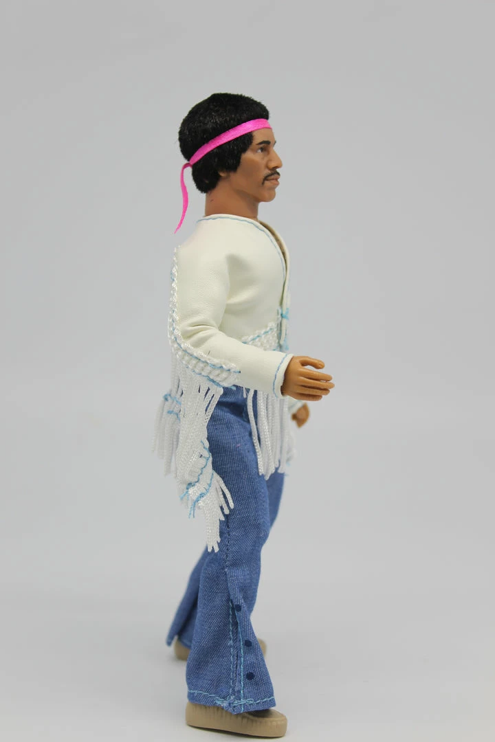 Clearance Damaged Package Damaged Package Mego Music Jimi Hendrix - Woodstock With Flocked Hair 8" Action Figure Clearance Damaged Package Damaged Package Mego Music Jimi Hendrix - Woodstock With Flocked Hair 8" Action Figure