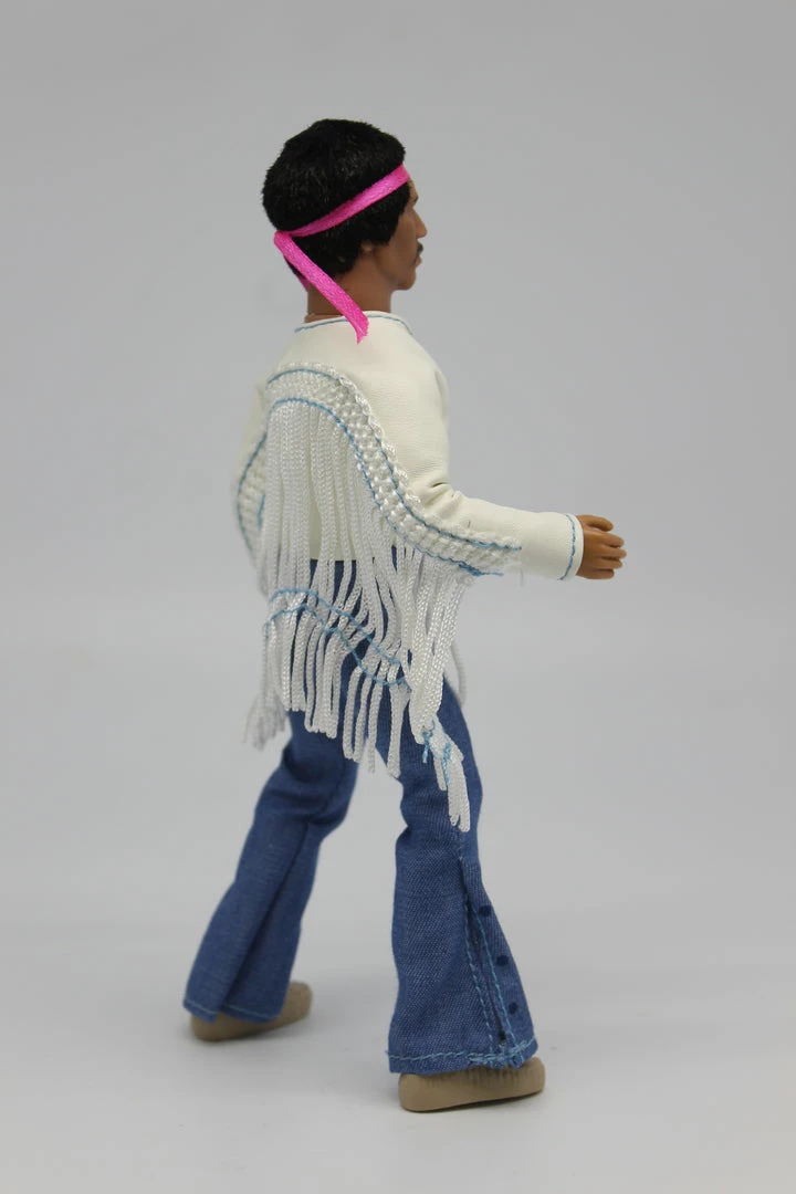 Mego Music Jimi Hendrix - Woodstock With Flocked Hair 8" Action Figure Mego Music Jimi Hendrix - Woodstock With Flocked Hair 8" Action Figure